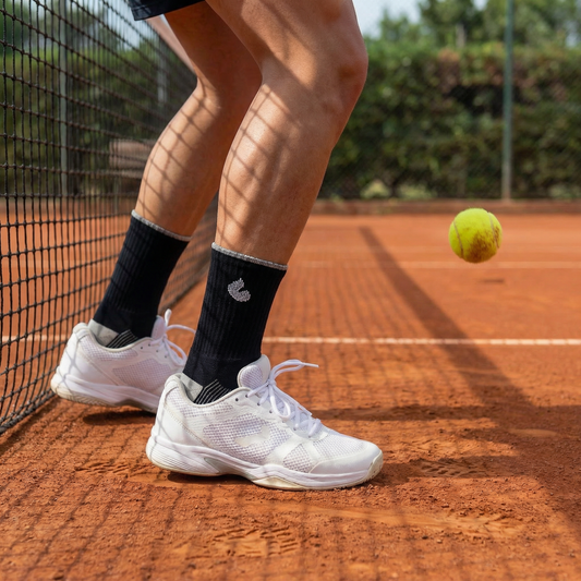 Tennis Socken Crew Lite Schwarz/Grau