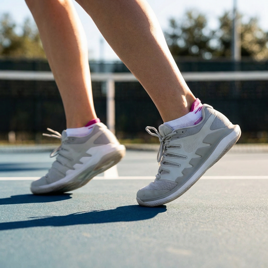 Tennis Socken Low Cut Lite Weiss/Rosa