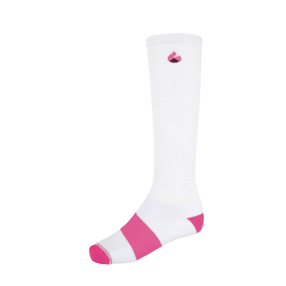 Compression Socks White/Pink