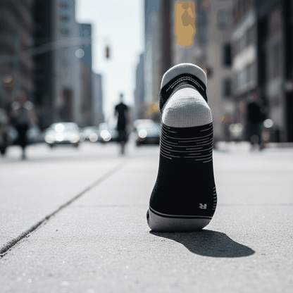 Running Socks Low Cut Black/Grey