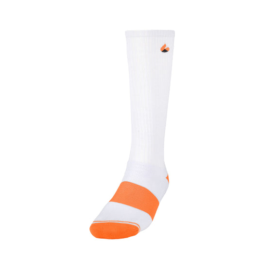 Kompression Socken Weiss/Orange