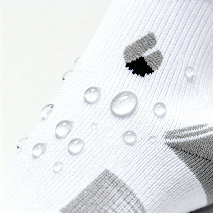 Running Socken Ankle Weiss/Grau