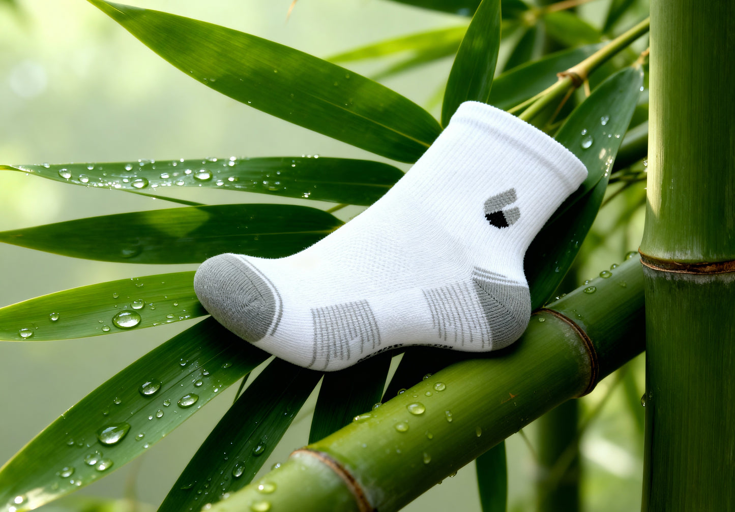 Running Socken Ankle Weiss/Grau